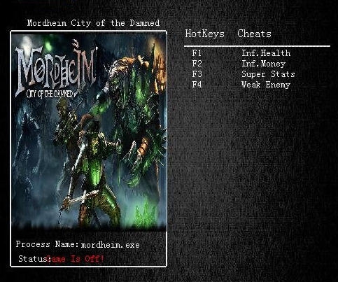 莫德海姆诅咒之城四项修改器 v3.6