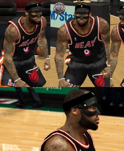 nba2K14詹姆斯黑色面具补丁 v2.7