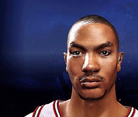 nba2K14德里克罗斯高清面补 v2.5