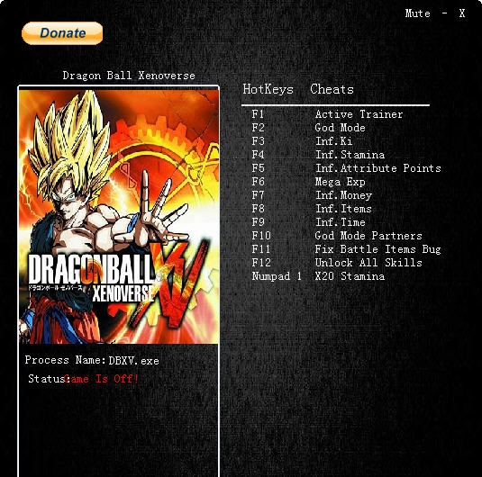 龙珠超宇宙修改器十一项 閸忋劎澧梫1.3
