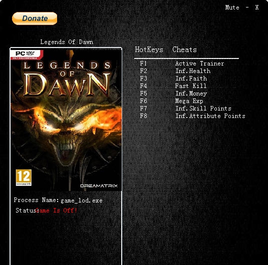 黎明传说重生七项修改器 v3.3