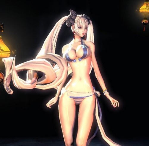 剑灵极模补丁天女海边恋人替换洪门道服 v2.5