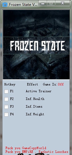 冻结状态三项修改器 v3.4