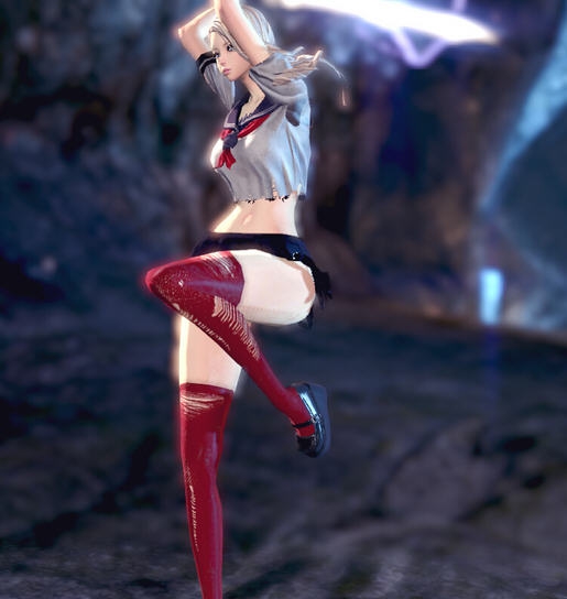 剑灵极模天女第七龙神女武士替换洪门道袍 v2.5