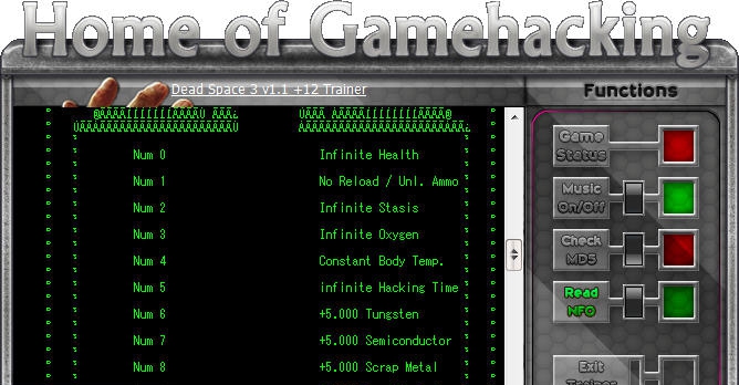 死亡空间3十二项修改器 v3.5