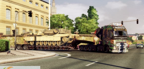 欧洲卡车模拟2海军迷彩皮肤MOD v2.5