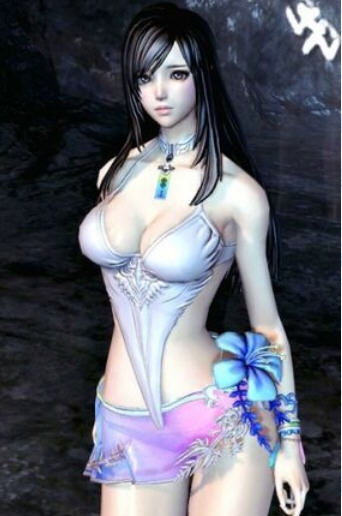 剑灵极模组天女2014新泳装冲角团替换 v2.4