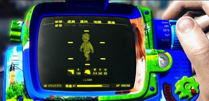 辐射4PP小子碧草蓝天美女颜色MOD v2.5