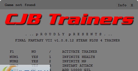 最终幻想7重制版四项修改器 v3.6