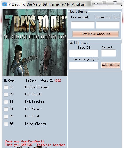 七日杀七项修改器 v3.6