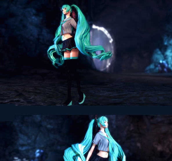 剑灵极模组天女洪门道袍改初音 v2.5