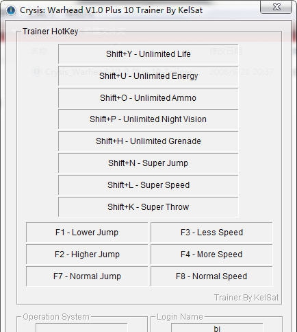 孤岛危机弹头十项修改器 v3.6