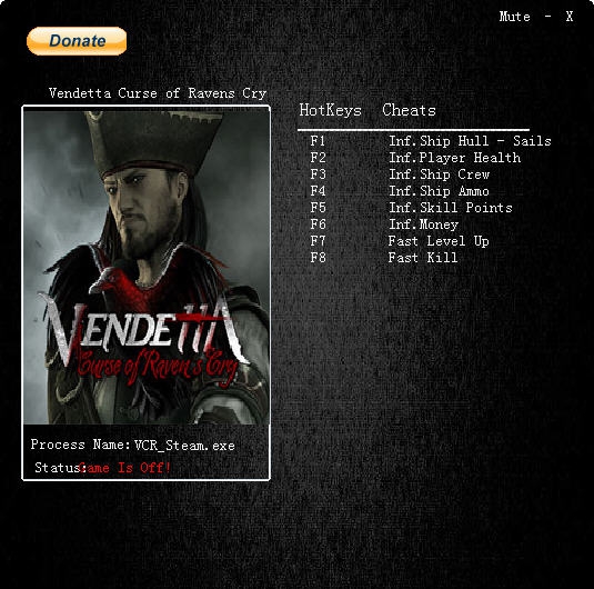 仇杀乌鸦的悲鸣九项修改器 v3.6