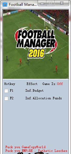 足球经理2016修改器 閸忋劎澧梫1.4