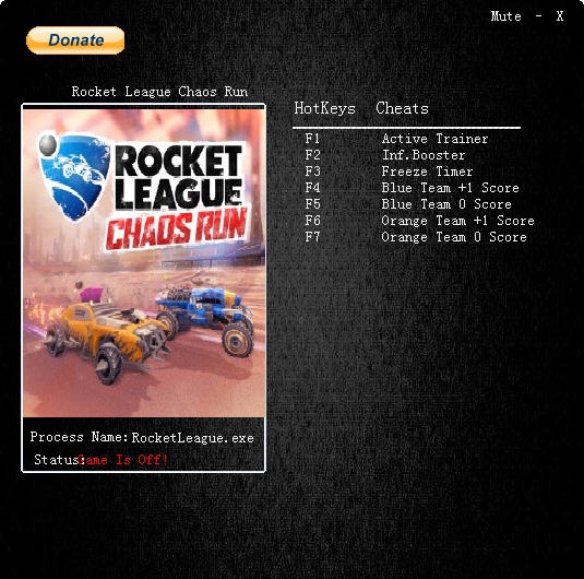 火箭联盟六项修改器 v3.7