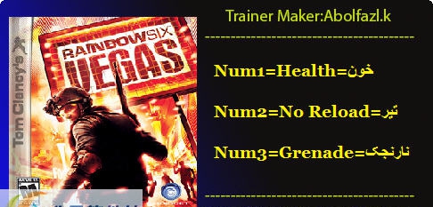 彩虹六号维加斯三项修改器 v3.8