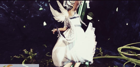 剑灵极模组白猫耳朵改透明翅膀 v2.5