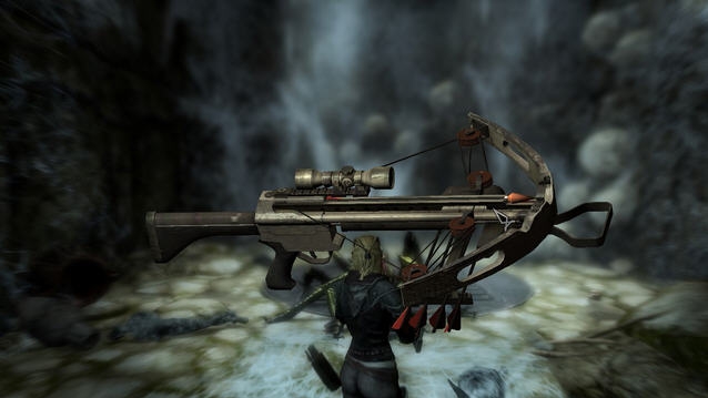 上古卷轴5天际科技感十字弩MOD v2.6