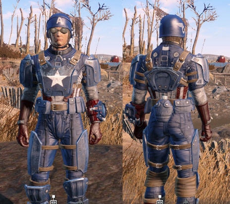 辐射4美国队长服装MOD v2.3