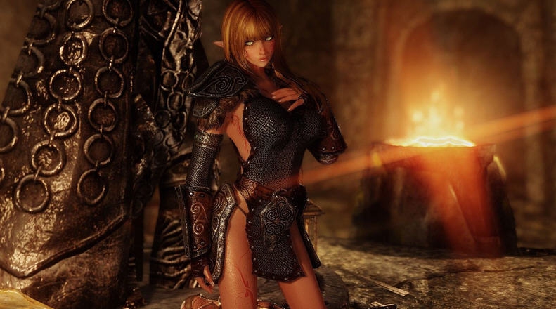 上古卷轴5血腥性感链甲套装MOD v2.5