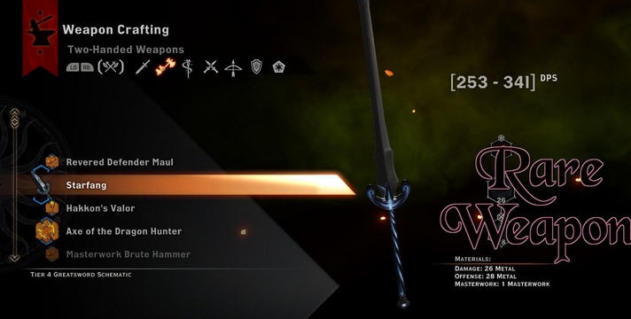 龙腾世纪审判T4珍贵武器图纸MOD v2.6