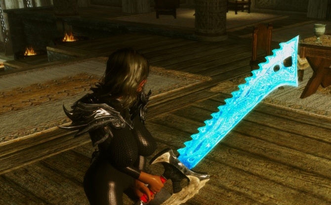 上古卷轴5发光狂战士大剑MOD v2.5