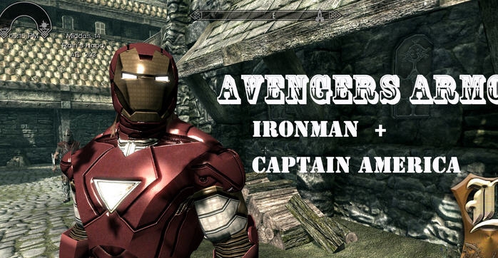 上古卷轴5天际美国钢铁侠铠甲MOD v2.5