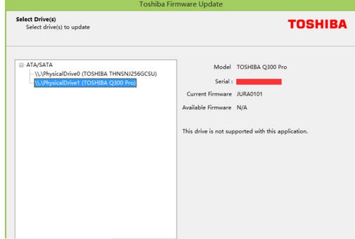 东芝固态硬盘固件更新包 閻庤蓱閺岀劑1.9