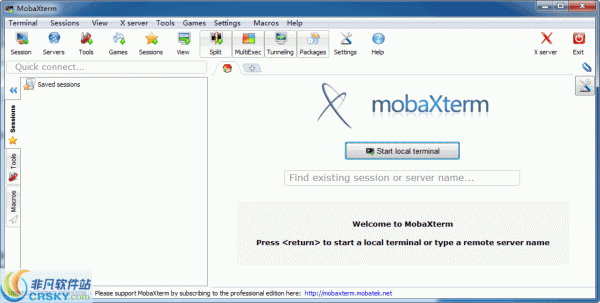 MobaXterm v10.7