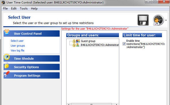 User Time Control v6.1 Build 6.1.3.9