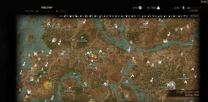 巫师3狂猎开启所有探索点mod v2.5