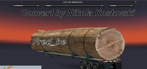 欧洲卡车模拟2猴面包树拖车MOD v2.5