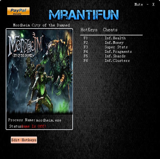 莫德海姆诅咒之城六项修改器 v3.4