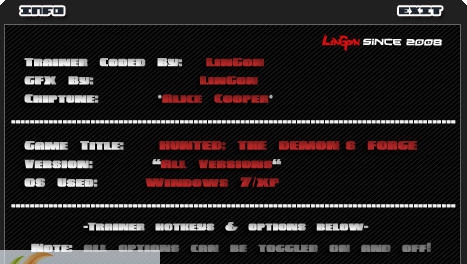 猎杀恶魔熔炉二十三项修改器 閸忋劎澧梫1.3