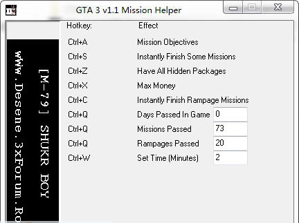 gta3七项修改器 閸忋劎澧梫1.4