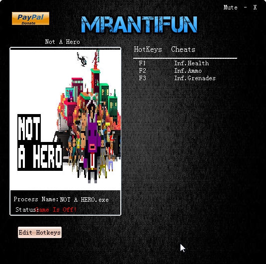 不是英雄三项修改器 v3.6