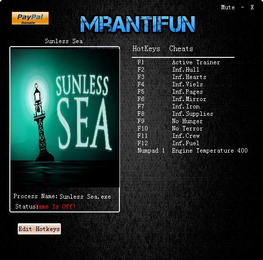 无光之海十二项修改器 v3.6