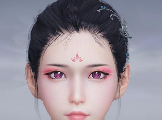 天涯明月刀粉色唐门女捏脸数据 v2.5