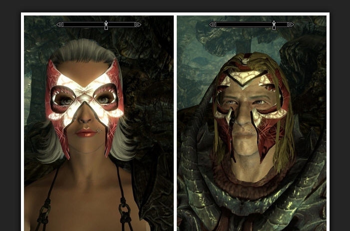 上古卷轴5天际龙祭祀面具MOD v2.6