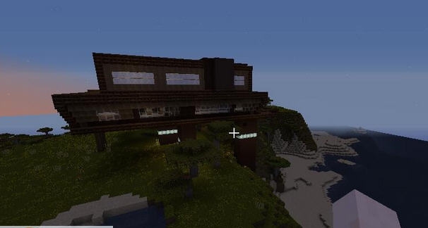 我的世界现代山体别墅地图存档 v2.7