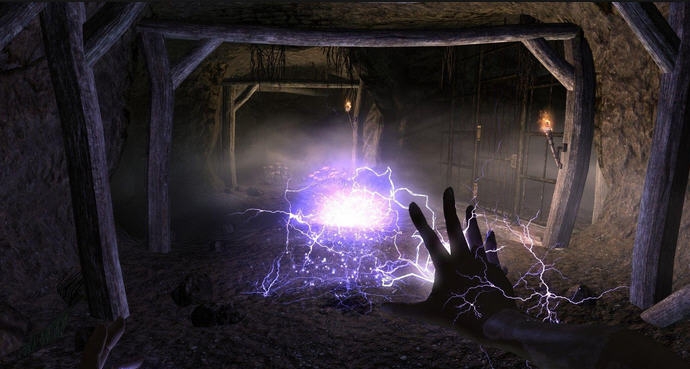 上古卷轴5天际电击类魔法特效美化MOD v2.5