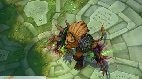 LOL傲之追猎者绿铠狮子狗自制皮肤 v2.4