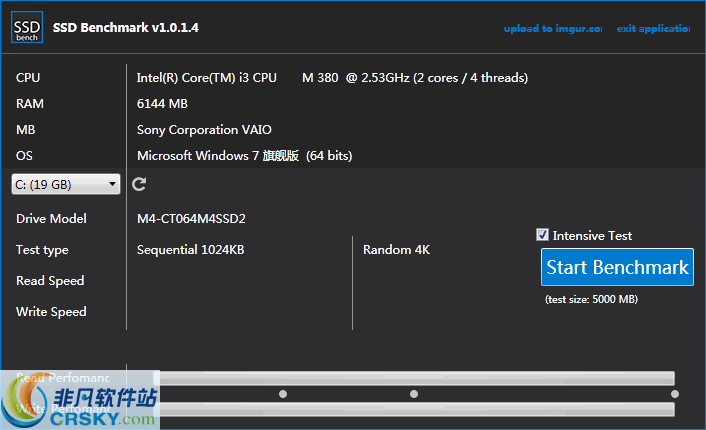 SSD Benchmark v1.0.1.11