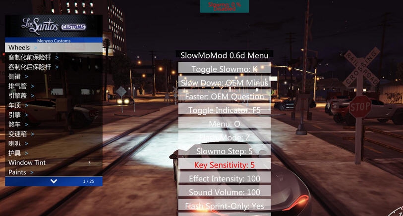 gta5Menyoo-PC功能最完整MOD v2.5