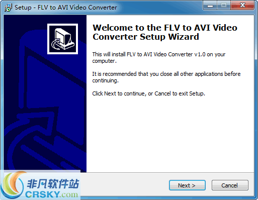 FLV to AVI Video Converter v1.4