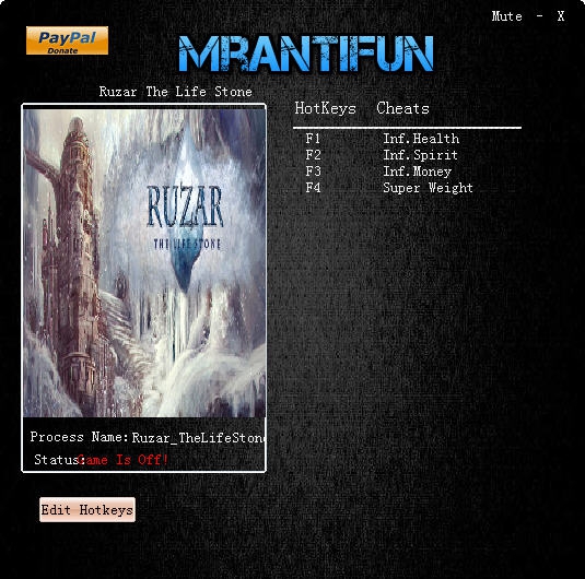路扎生命之石四项修改器 v2.5