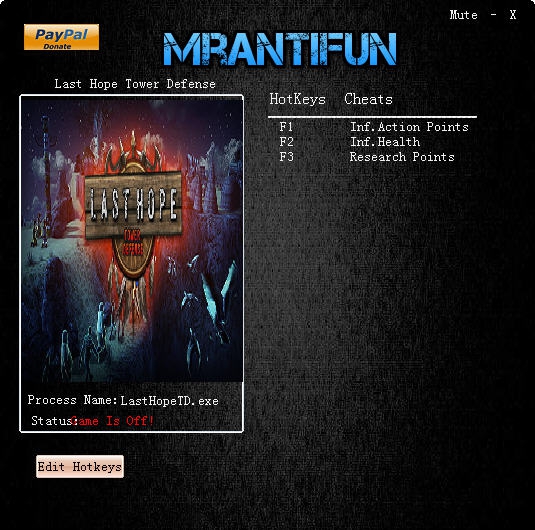 最后的希望塔防三项修改器 v3.4