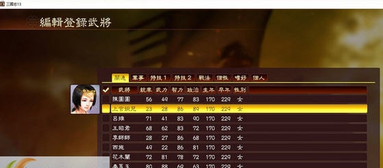 三国志13女武将头像补丁 v2.5