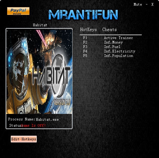 栖息地四项修改器 v3.6