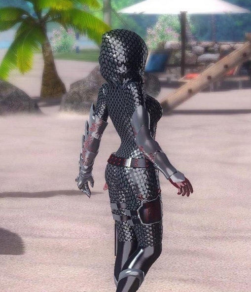 死或生5最后一战霞刺客仿金属套装MOD v2.5